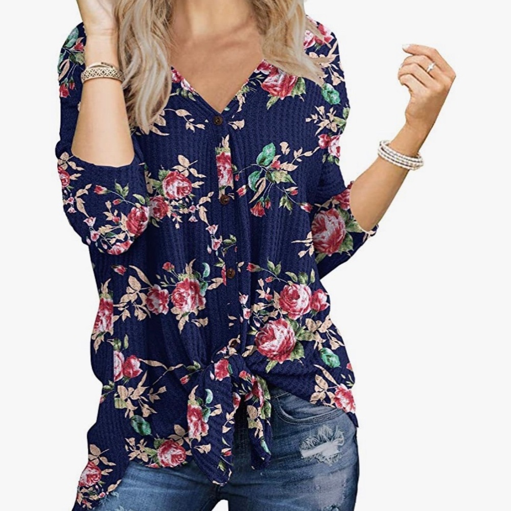 IWOLLENCE long sleeve floral